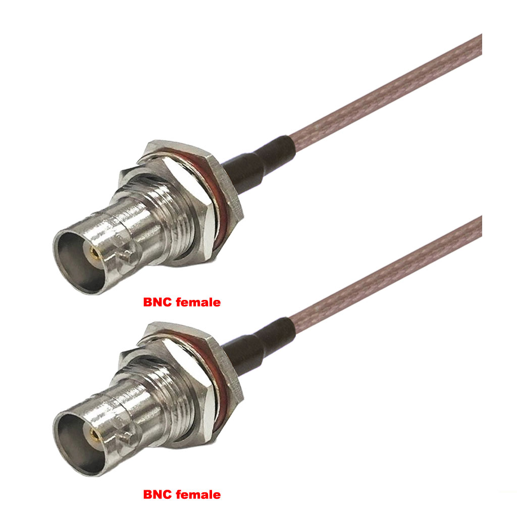 Cablu coaxial, RG316, 3m, BNC female BNC female