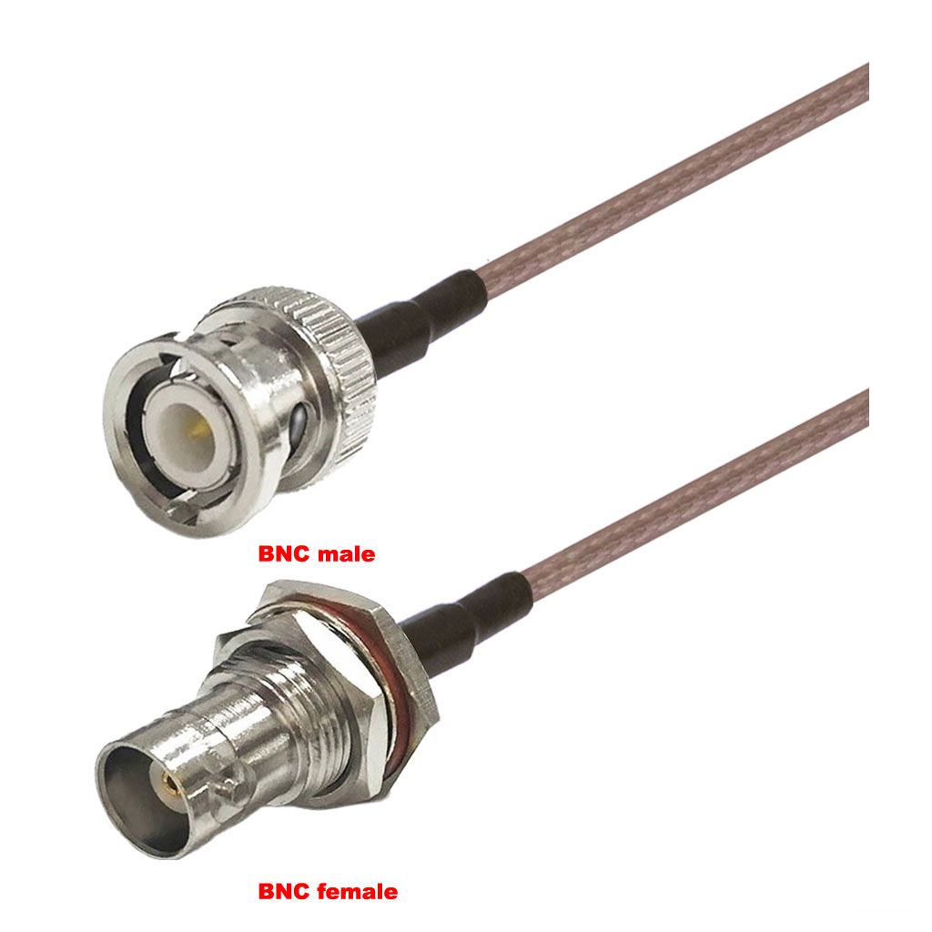 Cablu coaxial, RG316, 3m, BNC male BNC female