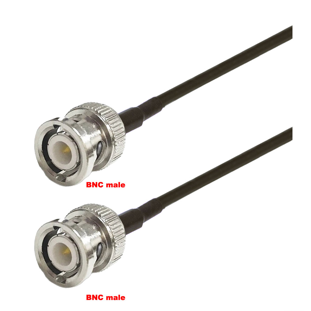 Cablu coaxial, RG174, 3m, BNC male BNC male