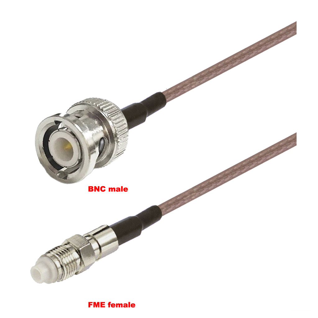 Cablu coaxial, RG316, 3m, BNC male FME female