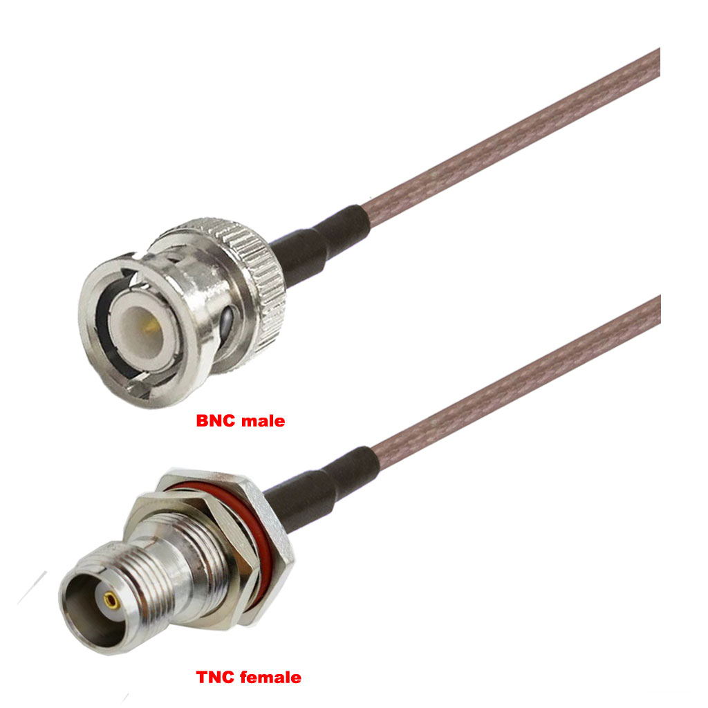 Cablu coaxial, RG316, 3m, BNC male TNC female