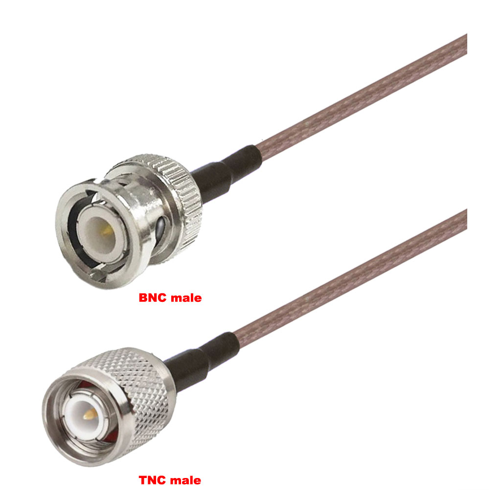 Cablu coaxial, RG316, 3m, BNC male TNC male