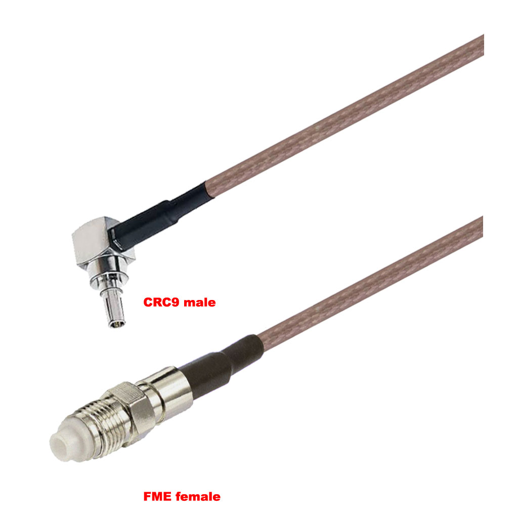 Cablu coaxial, RG316, 3m, CRC9 male FME female