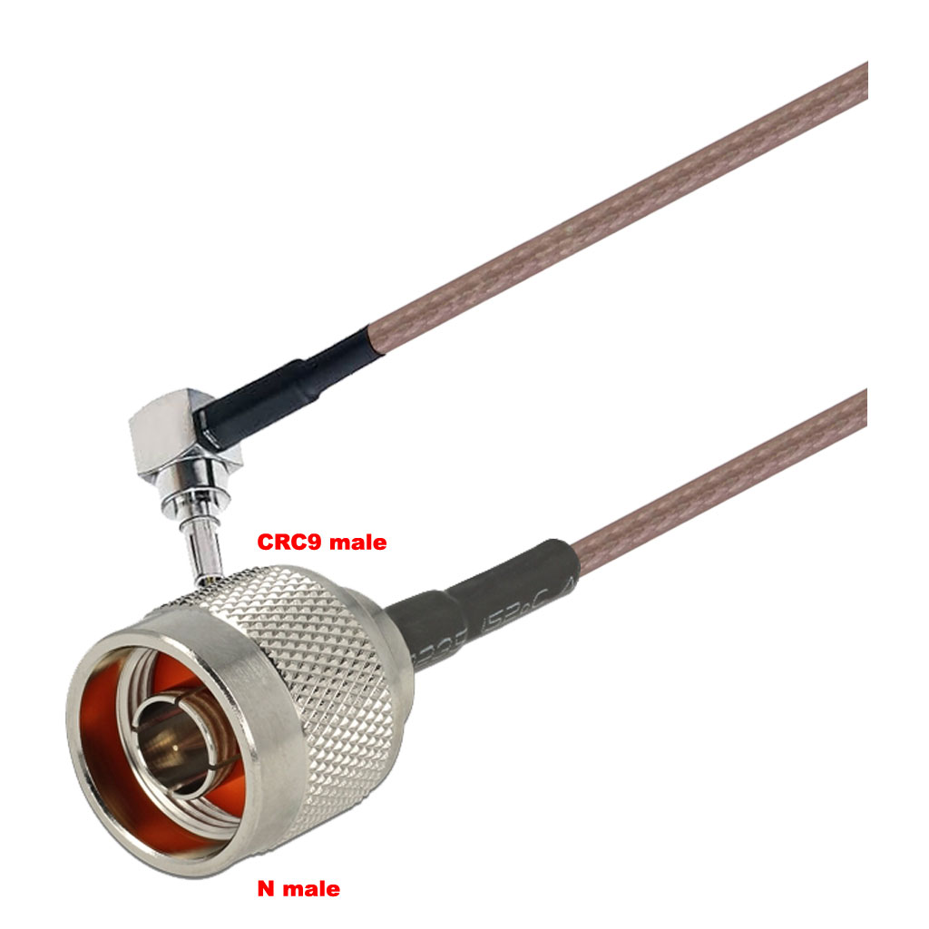 Cablu coaxial, RG316, 3m, CRC9 male N male