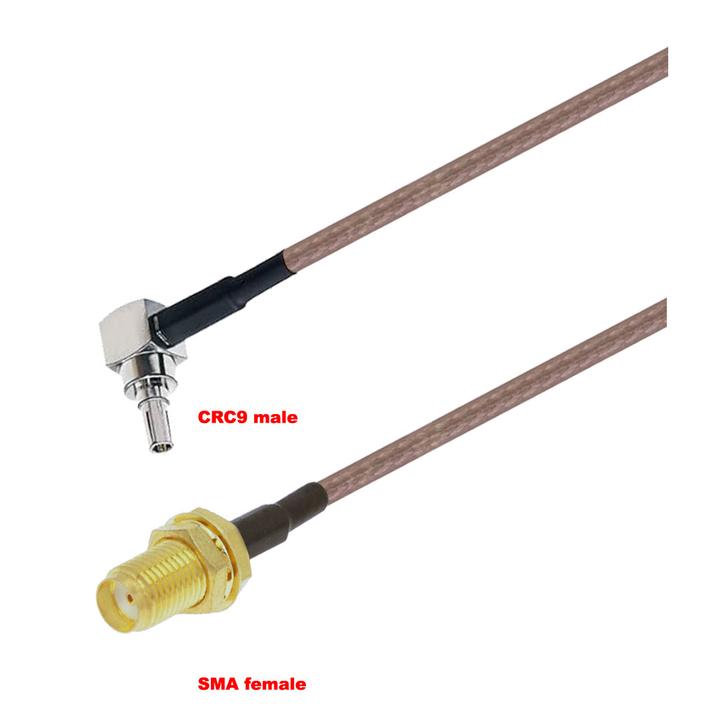 Cablu coaxial, RG316, 3m, CRC9 male SMA female