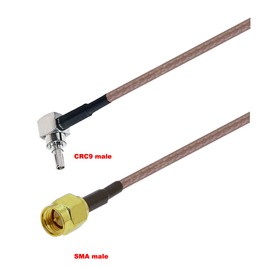 Cablu coaxial, RG316, 3m, CRC9 male SMA male