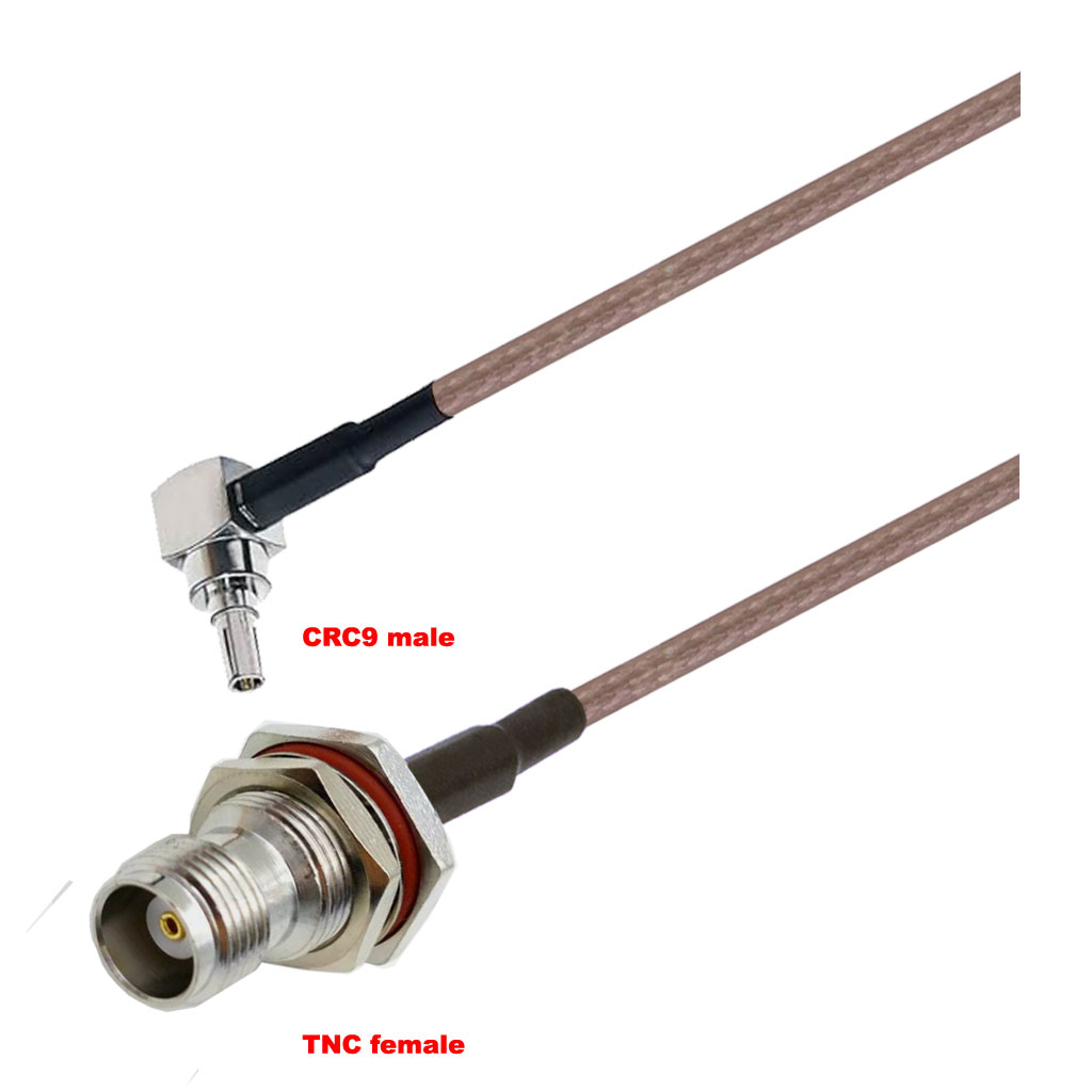 Cablu coaxial, RG316, 3m, CRC9 male TNC female