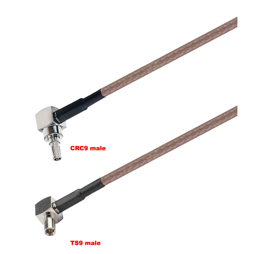 Cablu coaxial, RG316, 3m, CRC9 male TS9 male