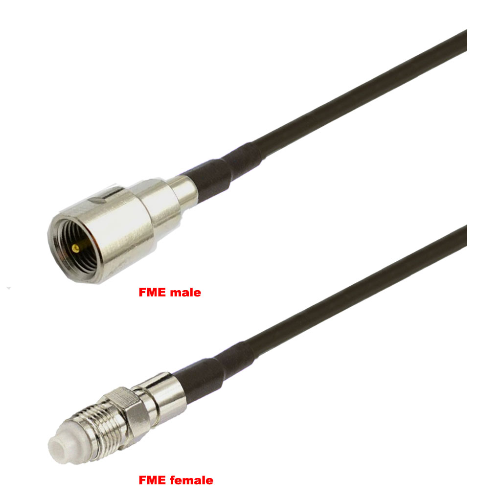 Cablu coaxial, RG174, 3m, FME female FME male