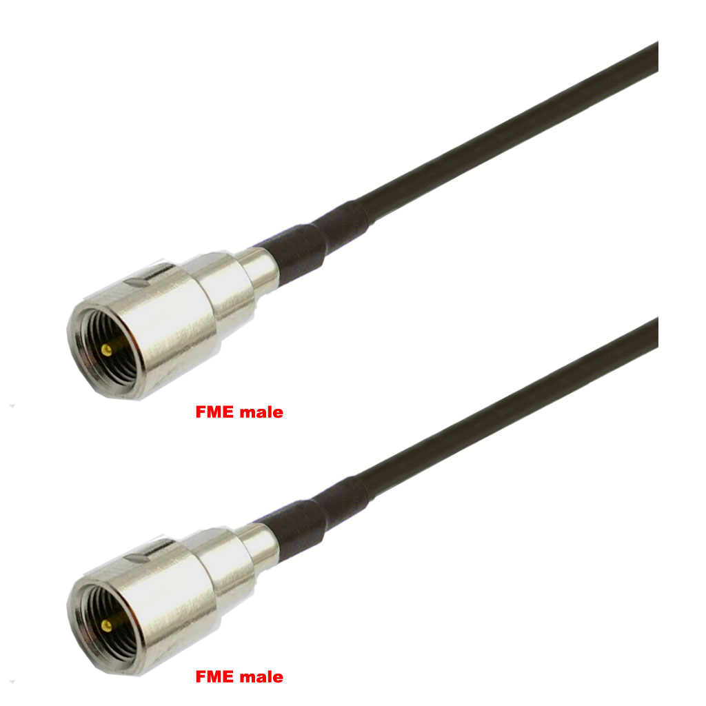 Cablu coaxial, RG174, 3m, FME male FME male