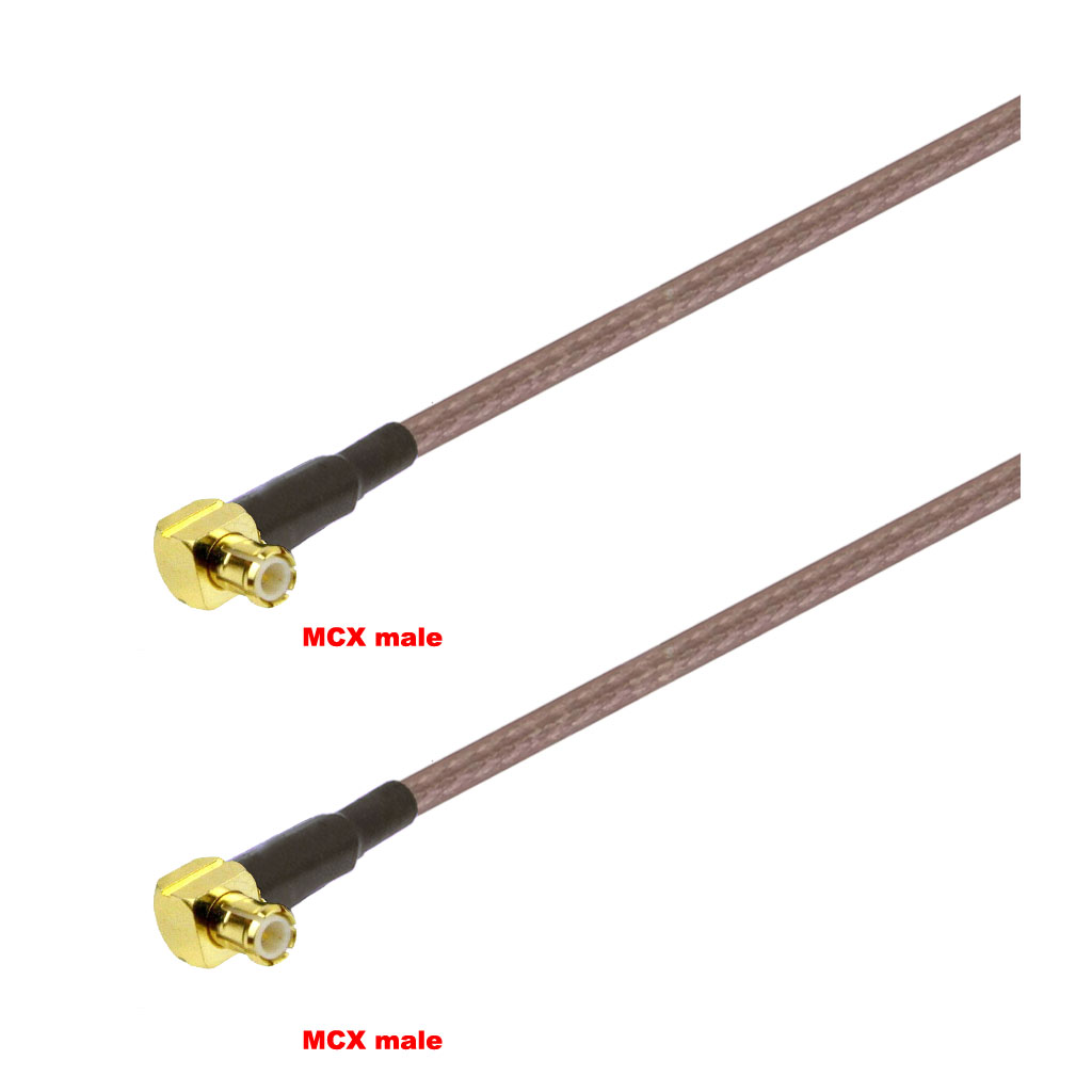 Cablu coaxial, RG316, 3m, MCX male MCX male