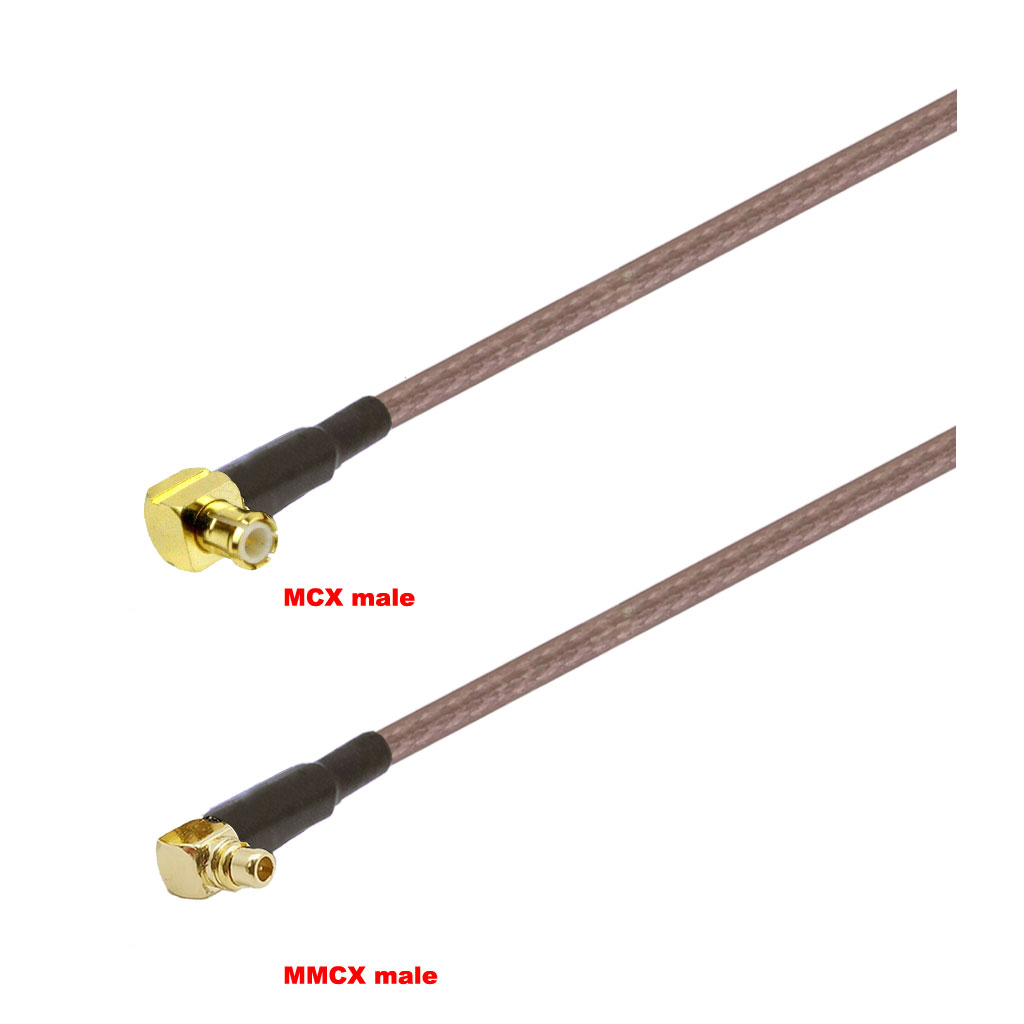 Cablu coaxial, RG316, 3m, MCX male MMCX male