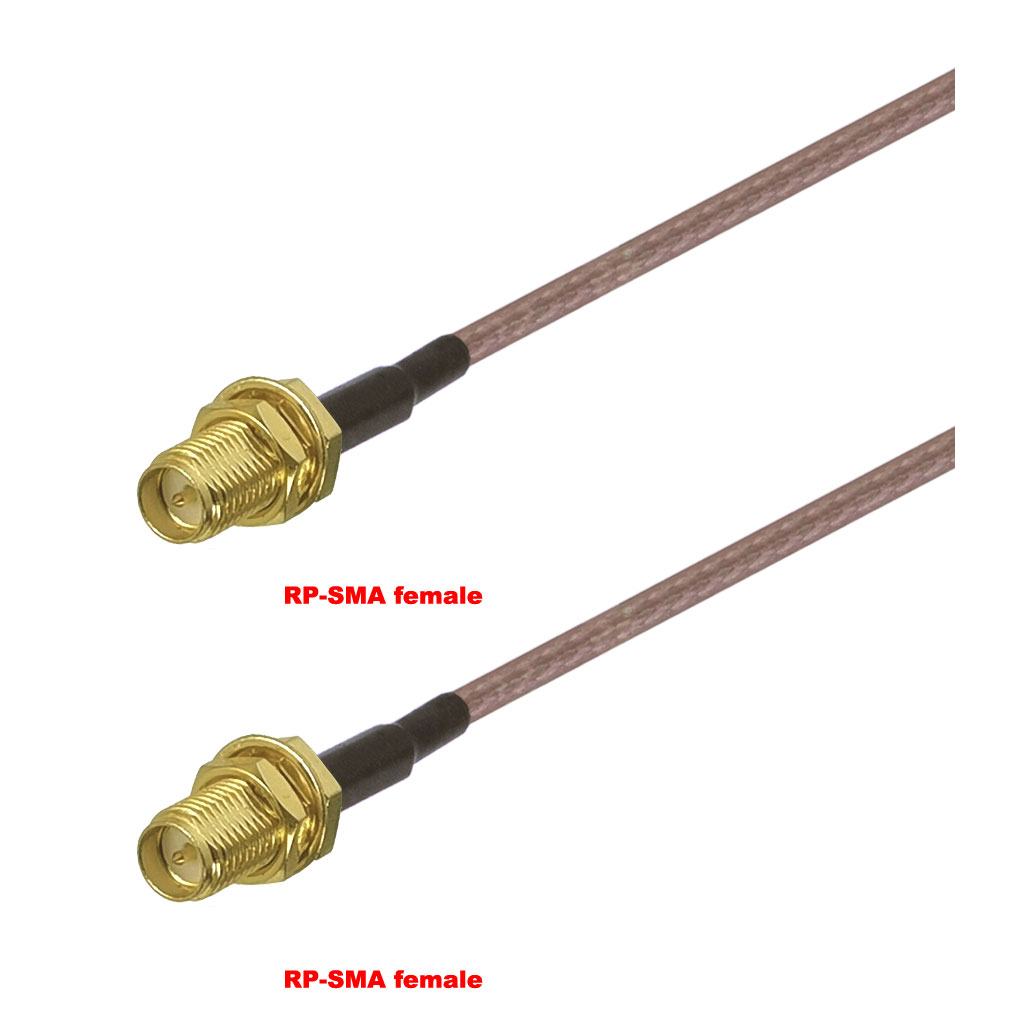 Cablu coaxial, RG316, 3m, RPSMA female RPSMA female