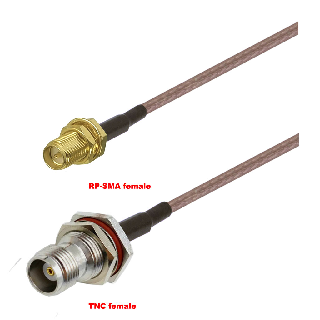 Cablu coaxial, RG316, 3m, RPSMA female TNC female