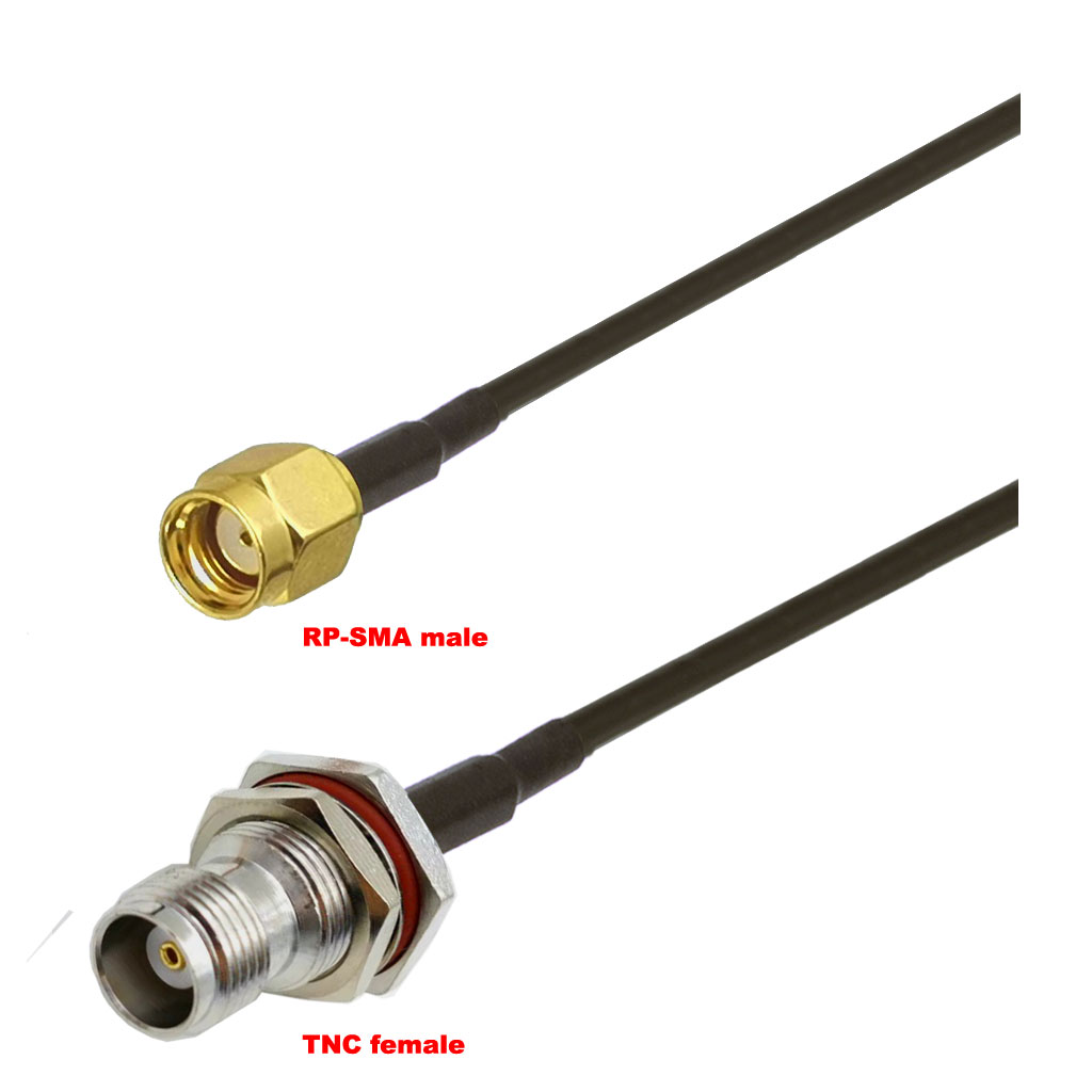 Cablu coaxial, RG174, 50cm, RPSMA female TNC female