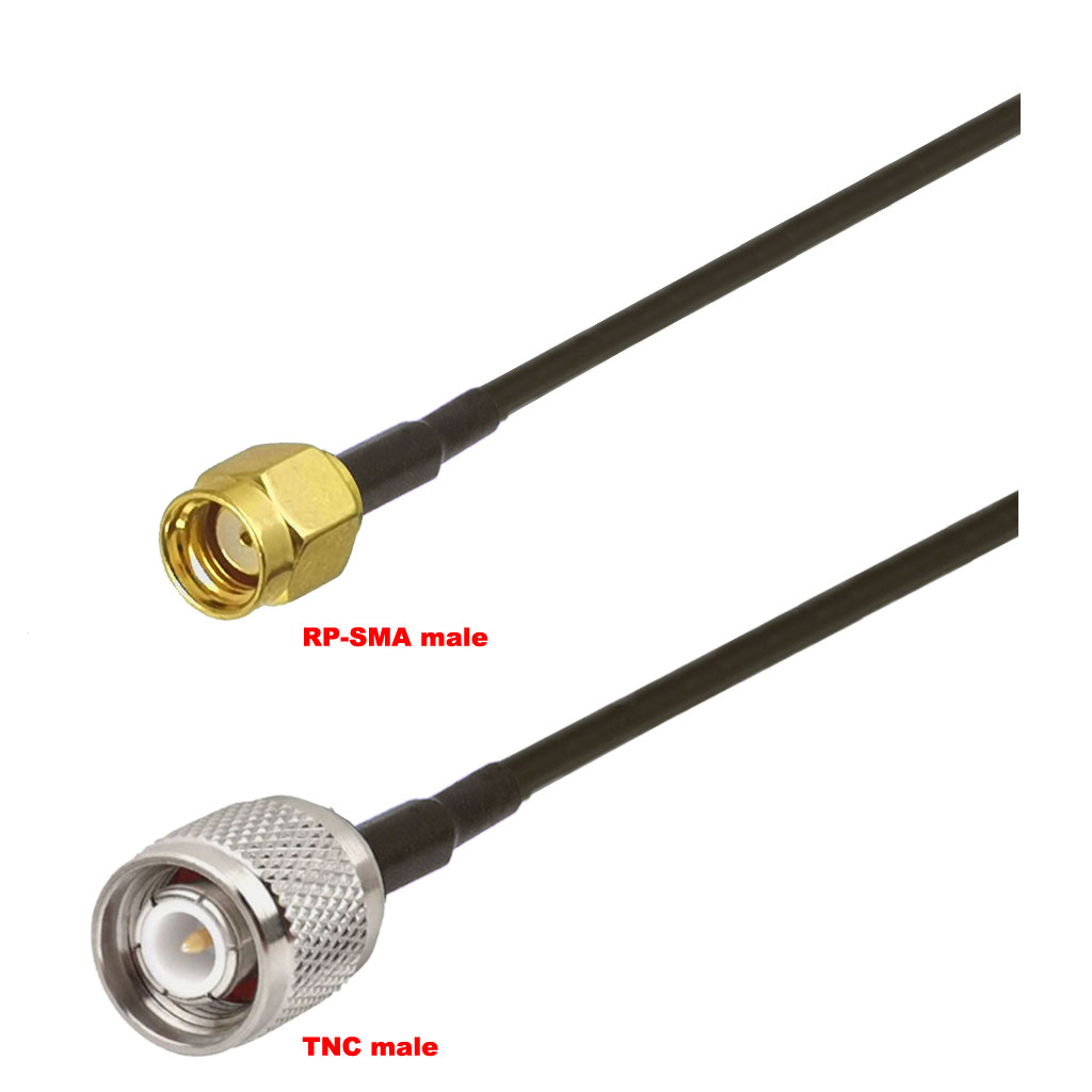 Cablu coaxial, RG174, 3m, RPSMA female TNC male