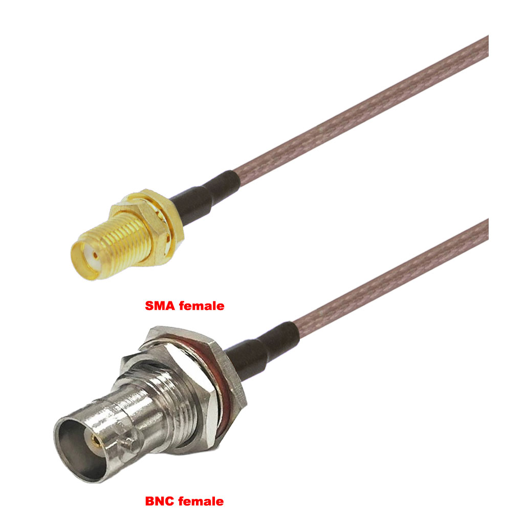 Cablu coaxial, RG316, 3m, SMA female BNC female