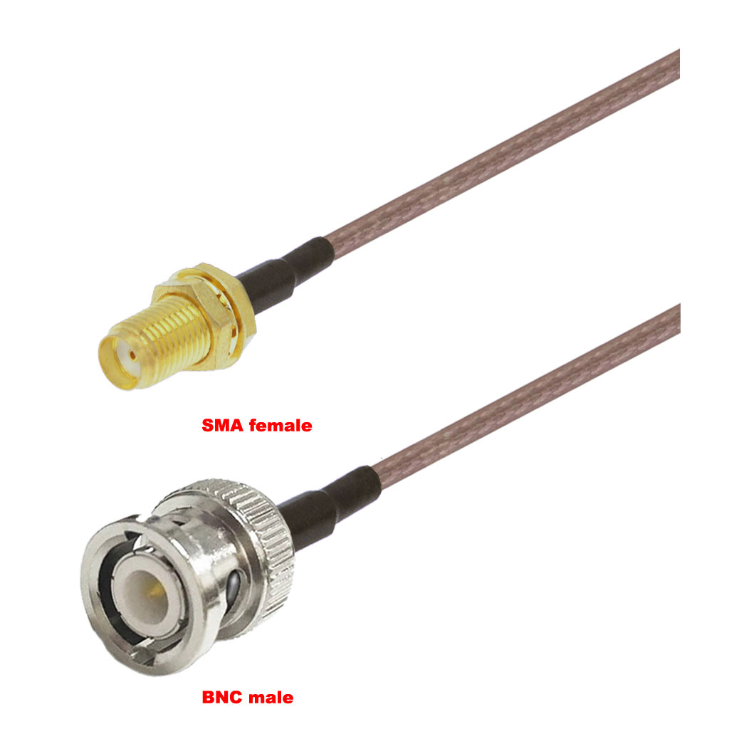 Cablu coaxial, RG316, 3m, SMA female BNC male
