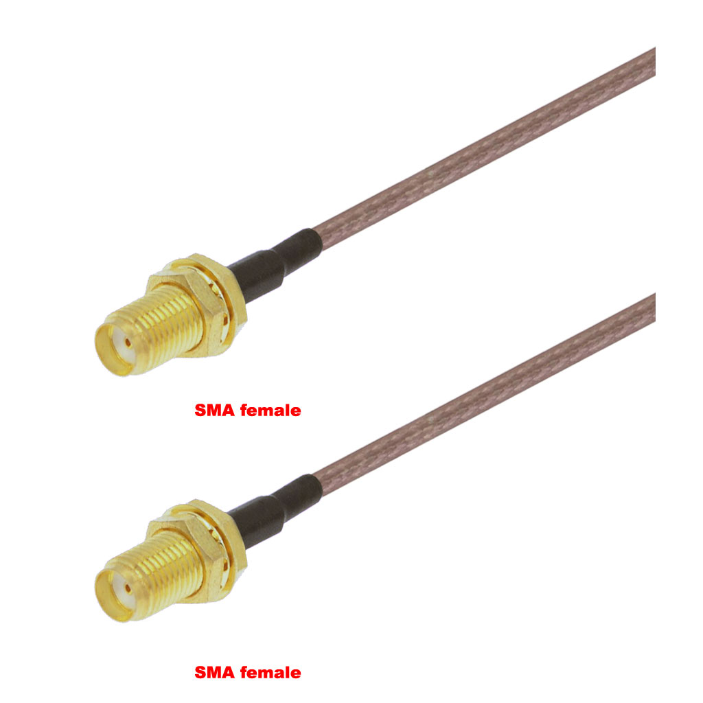 Cablu coaxial, RG316, 3m, SMA female SMA female