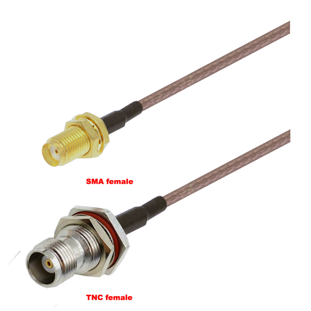 Cablu coaxial, RG316, 3m, SMA female TNC female