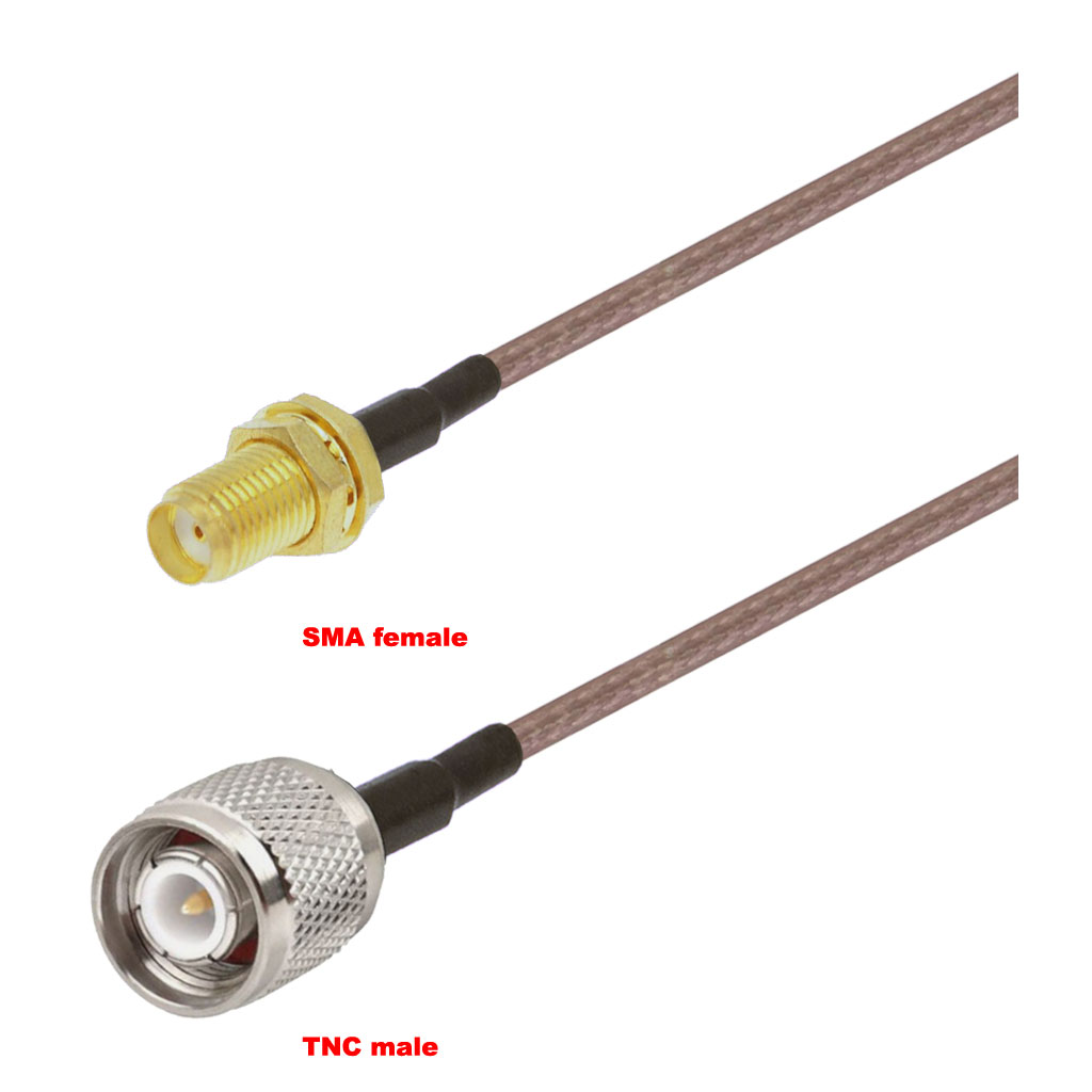 Cablu coaxial, RG316, 3m, SMA female TNC male