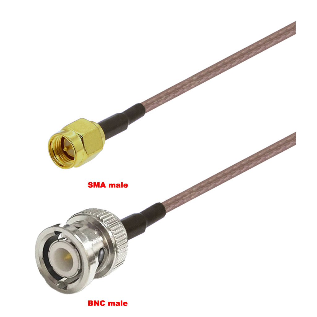 Cablu coaxial, RG316, 3m, SMA male BNC male