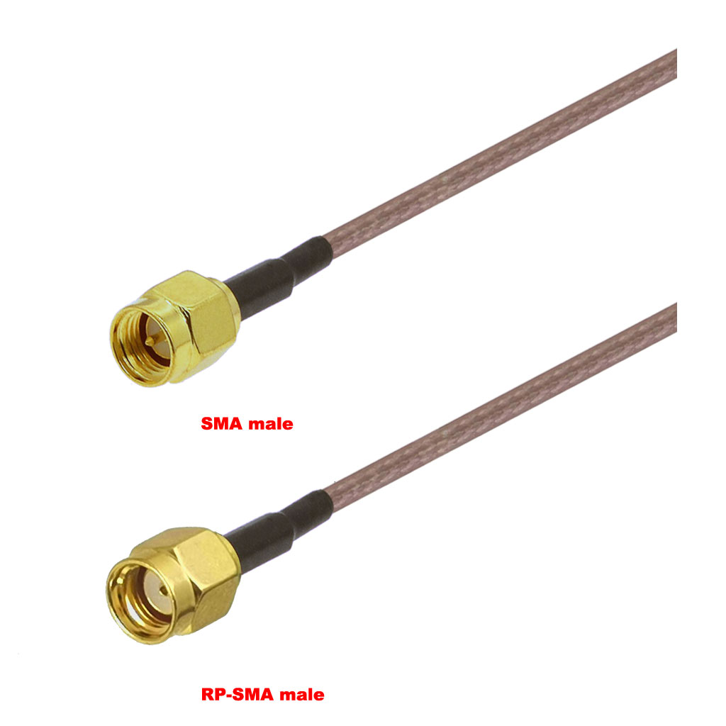 Cablu coaxial, RG316, 3m, SMA male RPSMA male