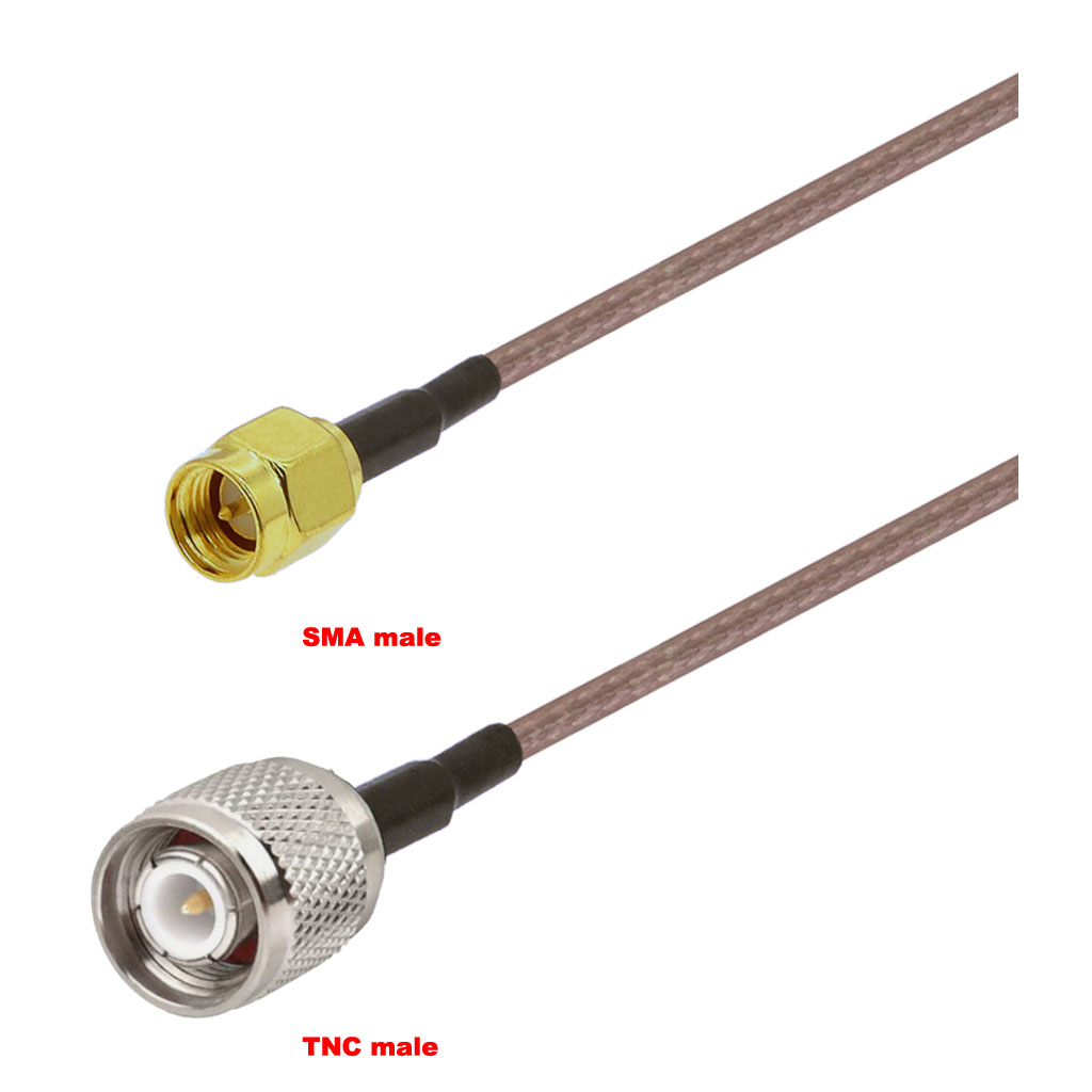 Cablu coaxial, RG316, 3m, SMA male TNC male