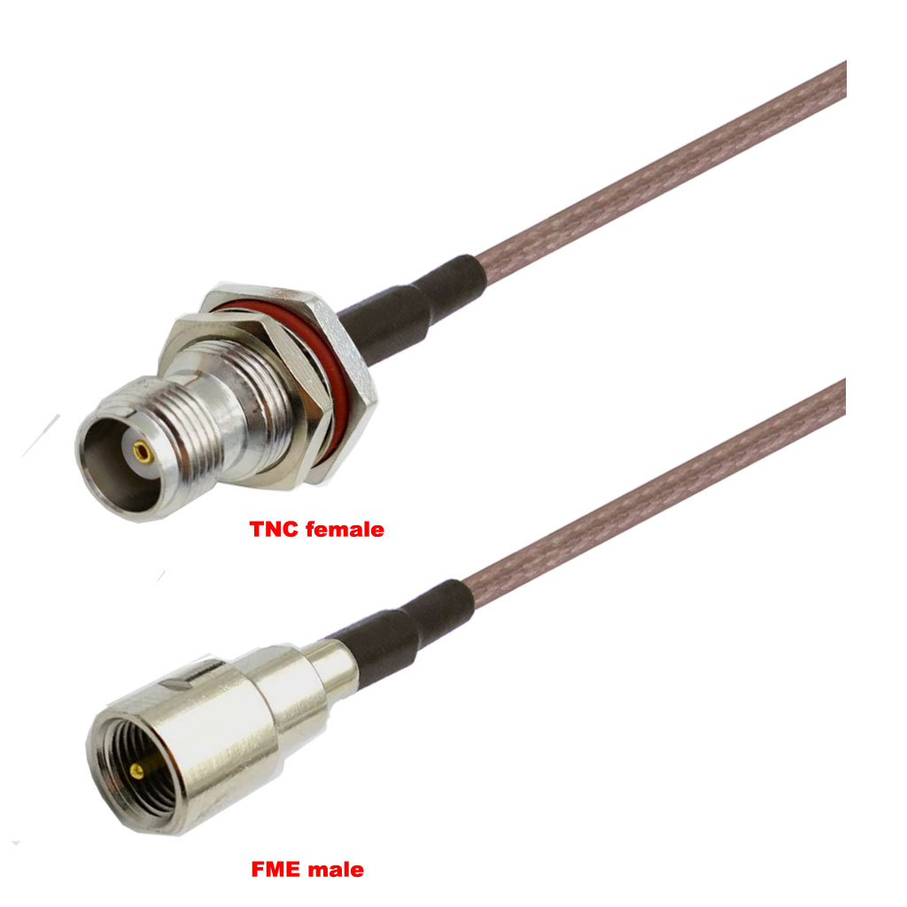 Cablu coaxial, RG316, 3m, TNC female FME male