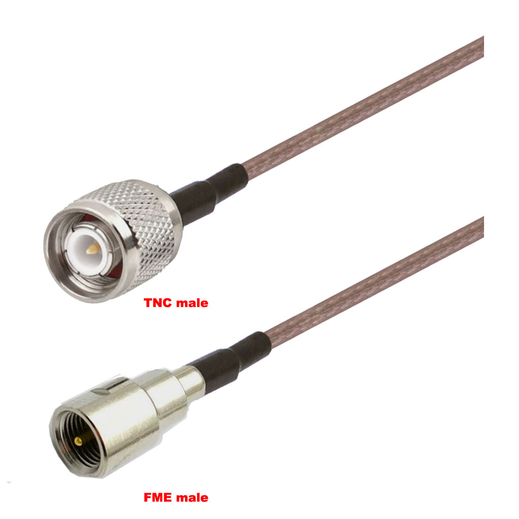 Cablu coaxial, RG316, 3m, TNC male FME male