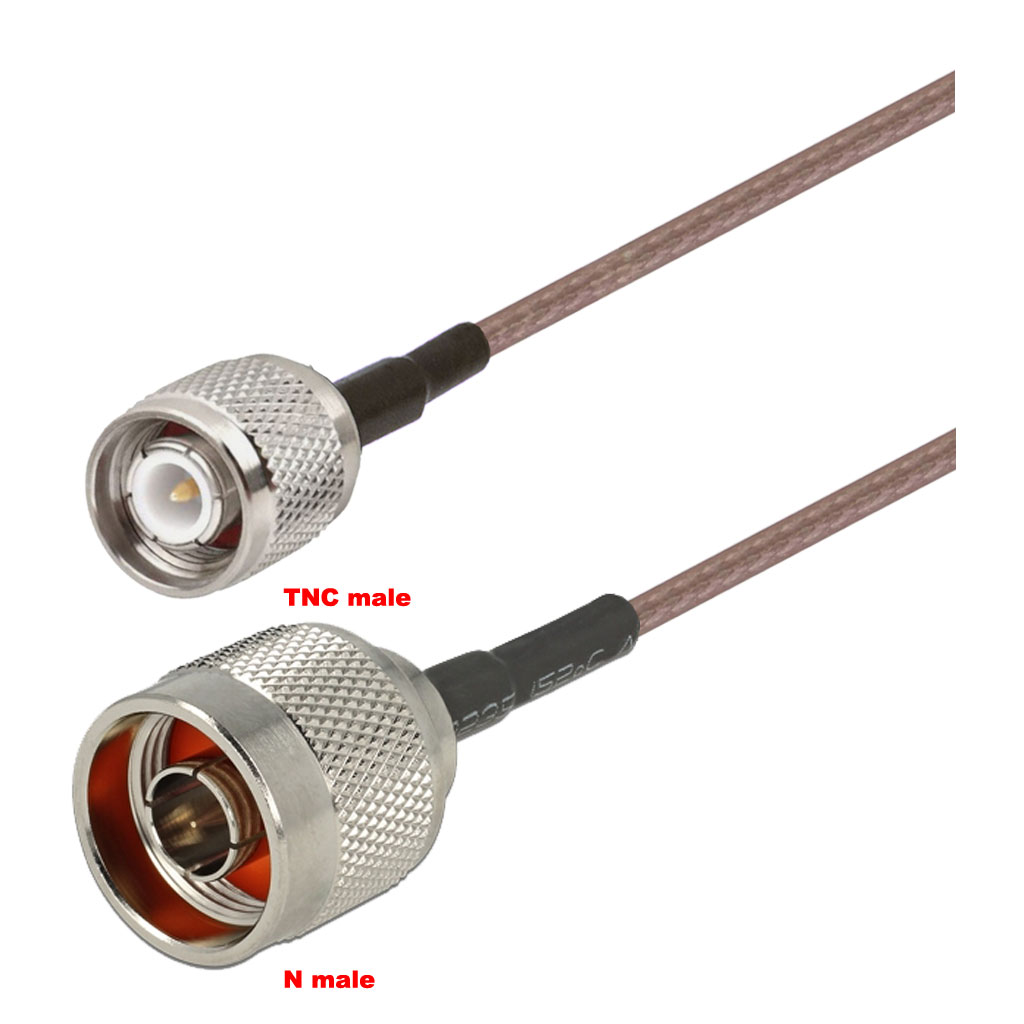 Cablu coaxial, RG316, 3m, TNC male N male