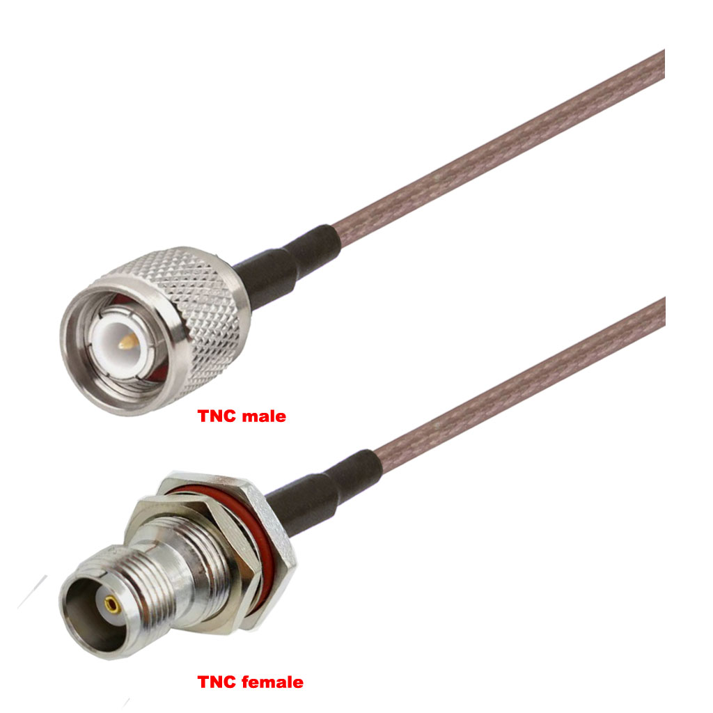 Cablu coaxial, RG316, 3m, TNC male TNC female