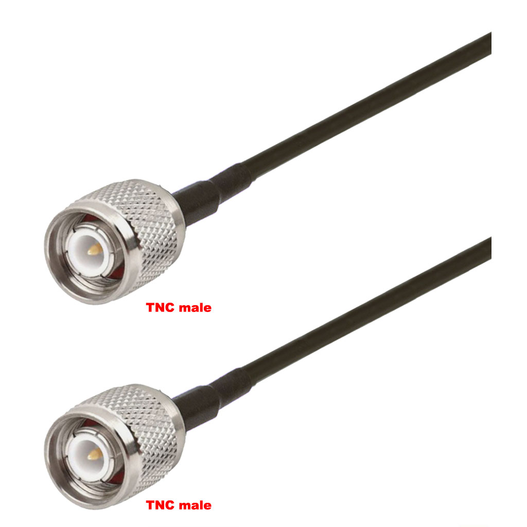 Cablu coaxial, RG174, 3m, TNC male TNC male