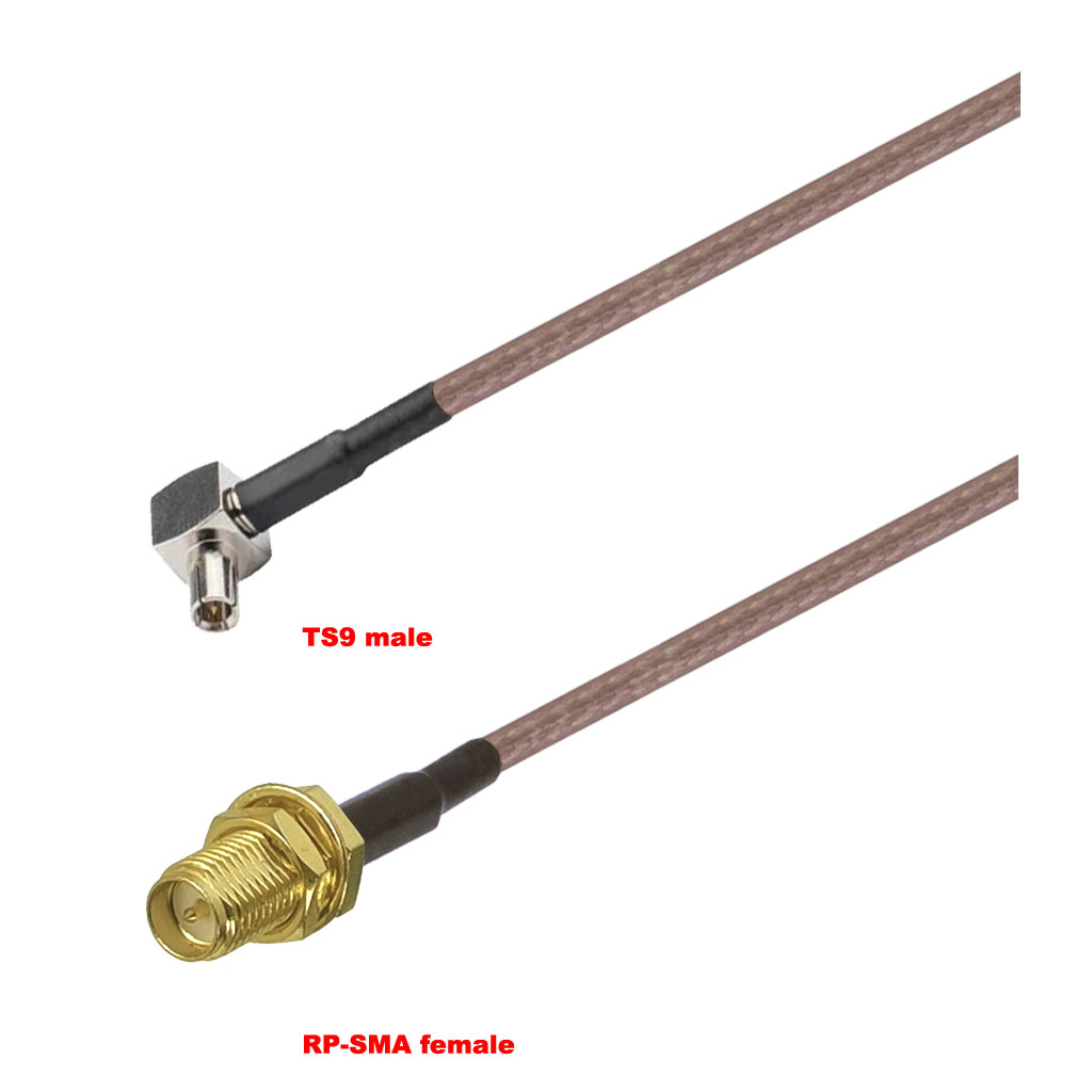 Cablu coaxial, RG316, 3m, TS9 male RPSMA female