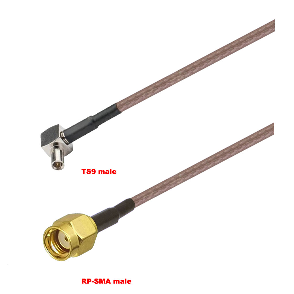 Cablu coaxial, RG316, 3m, TS9 male RPSMA male