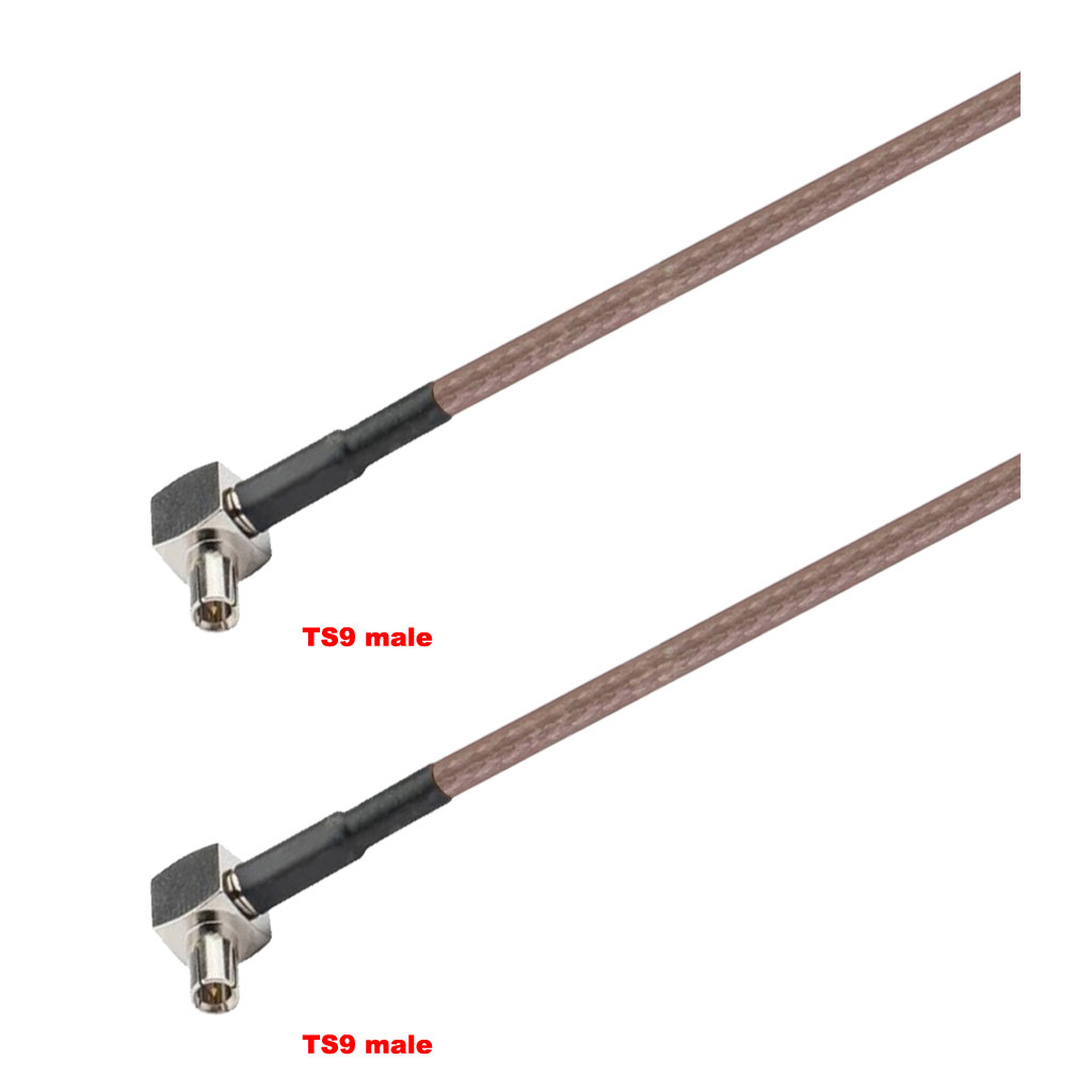 Cablu coaxial, RG316, 3m, TS9 male TS9 male