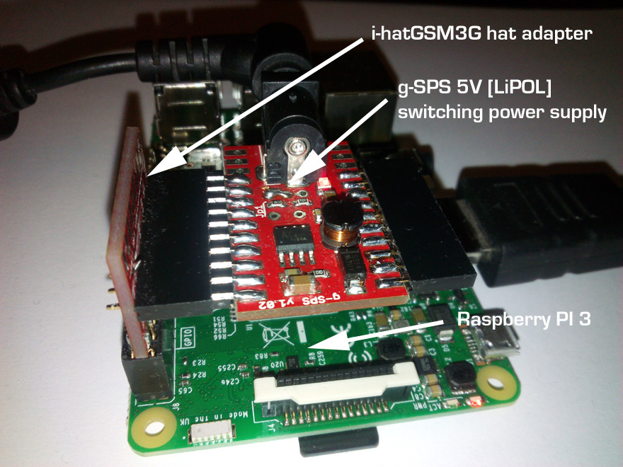 g-SPS 5V [LiPOL] pt. modeme modulare sau RPi