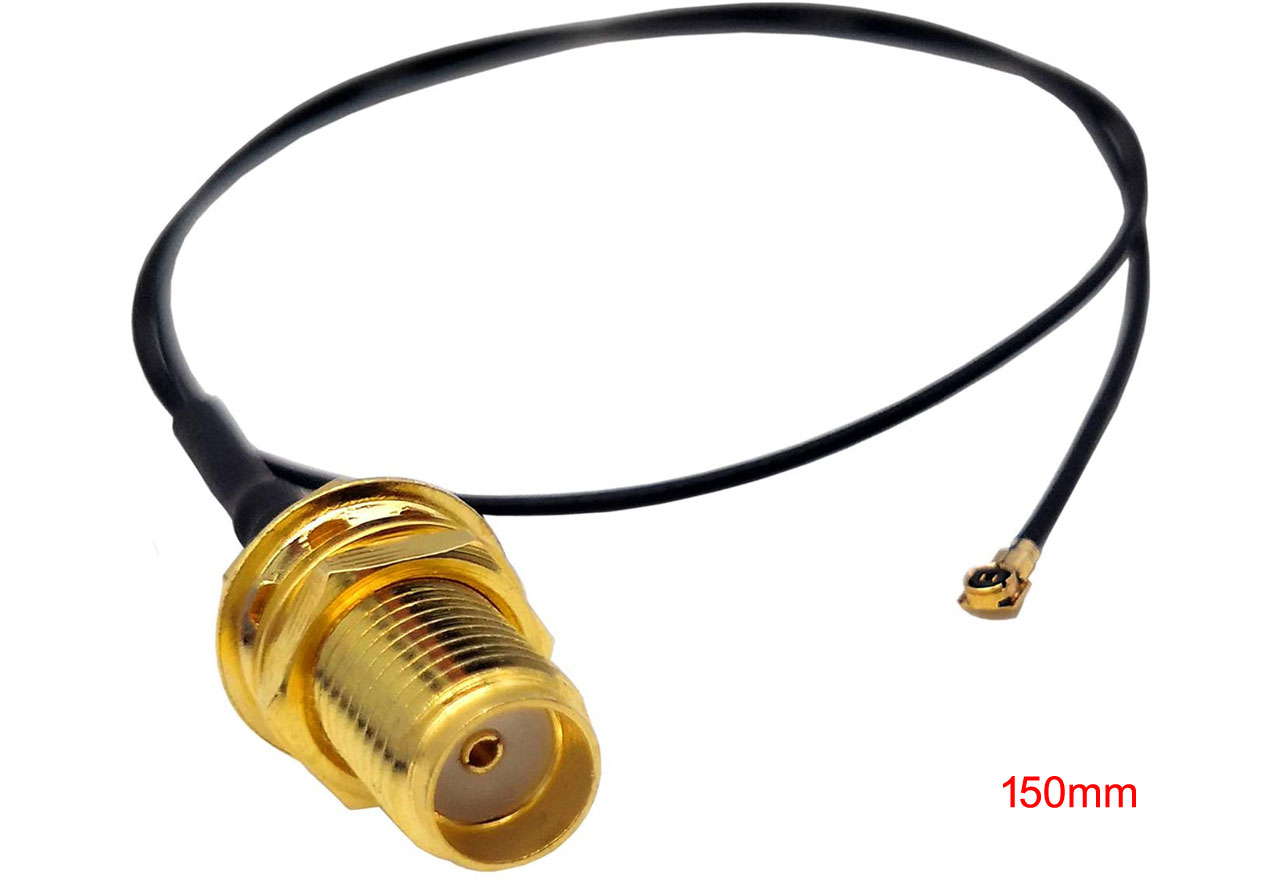 pigtail uFL SMA FEMALE cablu 150mm